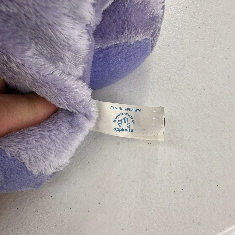 Necco‎ Sweethearts Plush Hippo Candy Bow Applause 12
